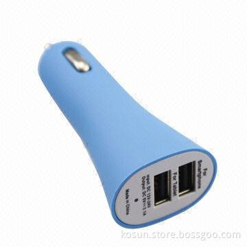 In-car Charger, 3.1A, 2 USB Port